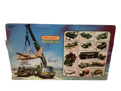 Lot 244 - Selection of diecast military vehicles including Matchbox Battle Kings