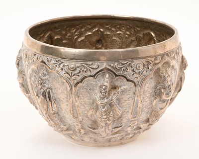 Lot 514 - Burmese silver bowl