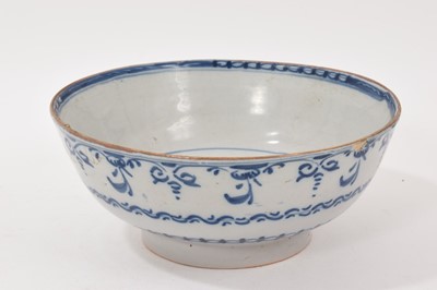 Lot 247 - 18th century English delftware bowl