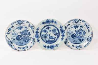 Lot 248 - Three 18th century Delft dishes