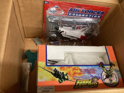 Lot 222 - Large scale military vehicles & other military vehicles (6 boxes)