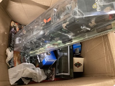 Lot 222 - Large scale military vehicles & other military vehicles (6 boxes)