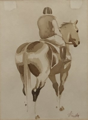 Lot 43 - Vieta Sayer, original watercolour, Calm before the Storm