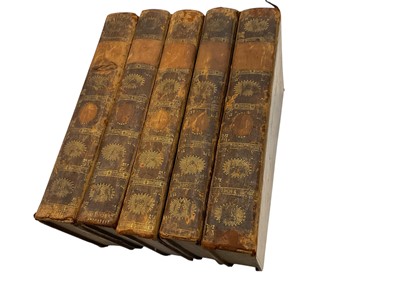 Lot 1575 - Mosheim - Ecclesiastical history 1782: 5 vols of 6