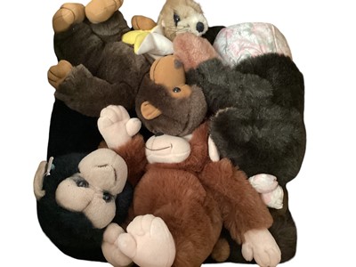 Lot 259 - Selection of soft toys (4 boxes)