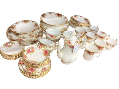 Lot 1183 - Collection of Royal Albert Old Country Roses, approximately 50 pieces