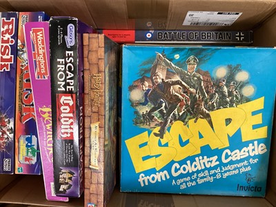 Lot 272 - Large selection of board games including war games, Kojak, Cluedo & others (8 boxes)