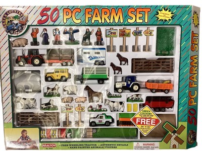 Lot 270 - Selection of Farm & Wildlife sets, plus Dinosaurs, all boxed