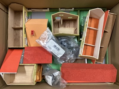 Lot 286 - Wooden Farm yard plus boxed Farm sets and others (3 boxes)