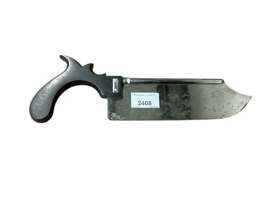 Lot 2408 - 19th century amputation saw