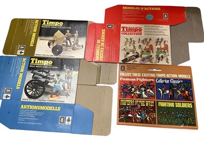 Lot 292 - Timpo Wild West Series empty Wagon boxes & Timpo Collection boxes (1 box)