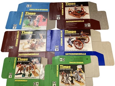 Lot 292 - Timpo Wild West Series empty Wagon boxes & Timpo Collection boxes (1 box)