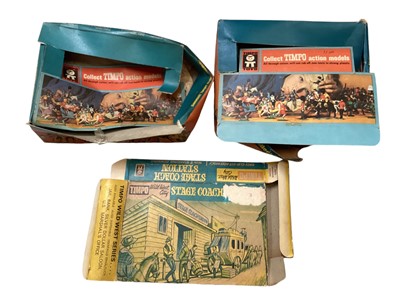 Lot 292 - Timpo Wild West Series empty Wagon boxes & Timpo Collection boxes (1 box)