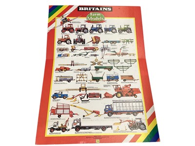 Lot 297 - Britains Deetail Soldiers & Farm Shop Display Cards & Briatins empty boxes (1 box)