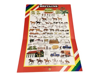 Lot 297 - Britains Deetail Soldiers & Farm Shop Display Cards & Briatins empty boxes (1 box)