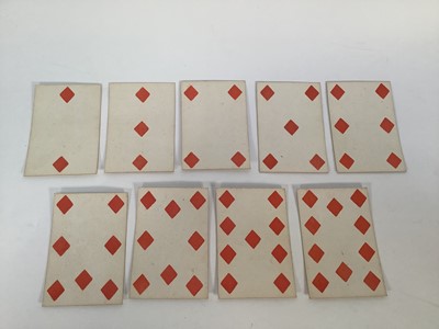 Lot Complete set of 52 Hall and Son Lodge Type 2 Courts playing cards, circa 1818