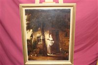 Lot 1512 - Follower of George Morland, 19th century oil...