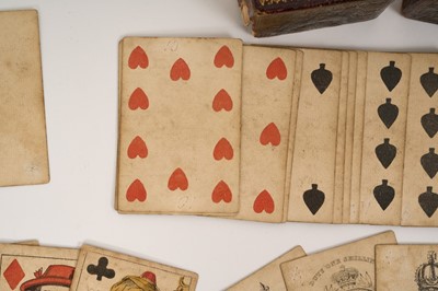 Lot Complete deck of 52 Imperial Royal playing cards by S & J Fuller, circa 1830