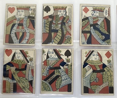 Lot Piquet deck of 32 playing cards by Stopforth & Son, circa 1835