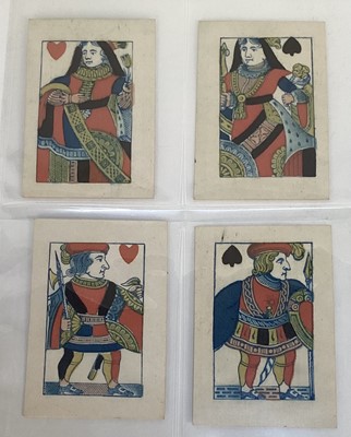 Lot Piquet deck of 32 playing cards by Stopforth & Son, circa 1835