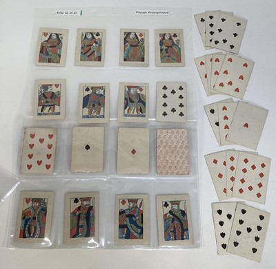 Lot Piquet deck of 32 playing cards by Stopforth & Son, circa 1835