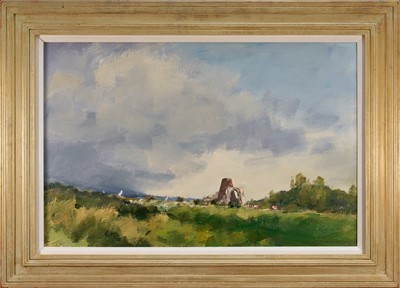 Lot 1349 - *Peter Burman (b. 1950) oil on board - St Benet's Abbey, Norfolk, signed, 57cm x 87cm, framed