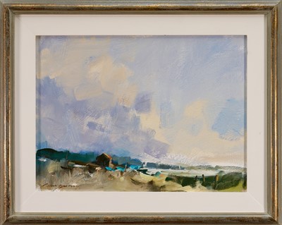 Lot 1347 - *Peter Burman (b. 1950) oil on board - Kyson Point, Woodbridge, signed, 29cm x 39cm, framed