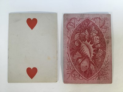 Lot Two artist drawn original designs for the rear of playing cards