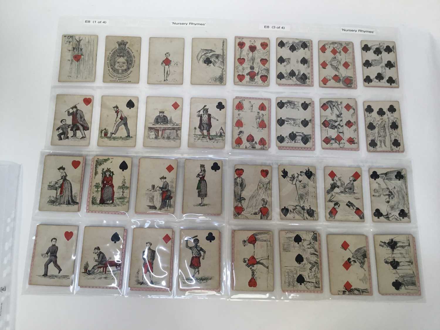 Lot Compete deck of 52 transformation cards by Maclure, Macdonald & Macgregor, circa 1870