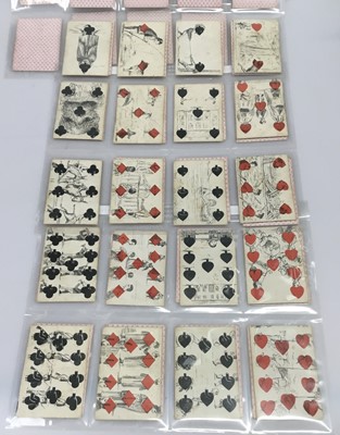 Lot Compete deck of 52 transformation cards by Maclure, Macdonald & Macgregor, circa 1870