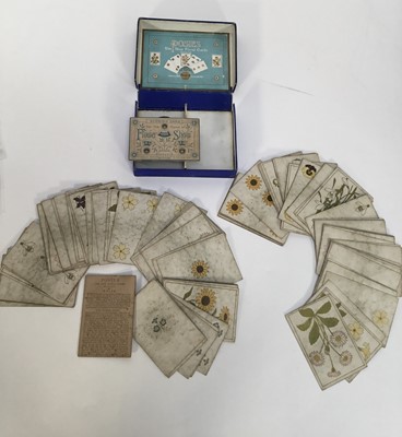 Lot Group of Victorian playing cards including full 52 card deck by Woolley & Co