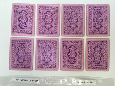 Lot Complete deck of 52 cards by Willis & Co. - Deakins's 1st circa 1886