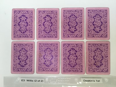 Lot Complete deck of 52 cards by Willis & Co. - Deakins's 1st circa 1886