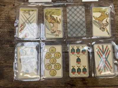 Lot 929 - Complete deck of 97 Italian Minchiate cards, circa 1930