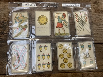 Lot 929 - Complete deck of 97 Italian Minchiate cards, circa 1930