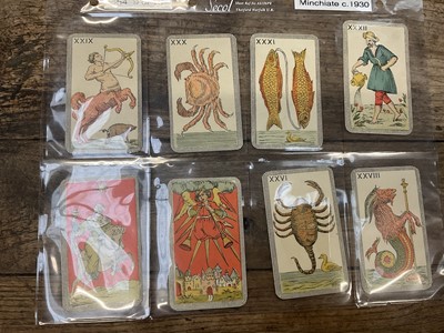 Lot 929 - Complete deck of 97 Italian Minchiate cards, circa 1930