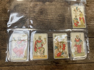 Lot 929 - Complete deck of 97 Italian Minchiate cards, circa 1930