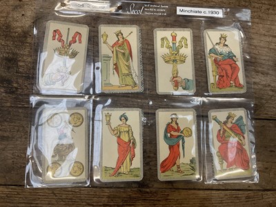 Lot 929 - Complete deck of 97 Italian Minchiate cards, circa 1930