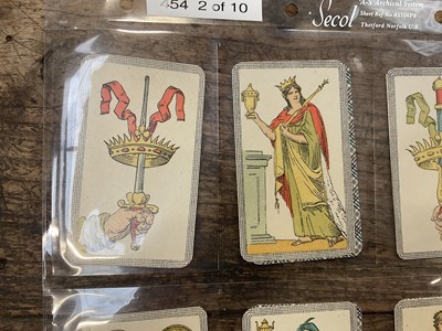 Lot 929 - Complete deck of 97 Italian Minchiate cards, circa 1930