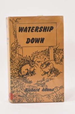 Lot 940 - Richard Adams - Watership Down, 1st Edition, Rex Collins, London 1972, with dust jacket