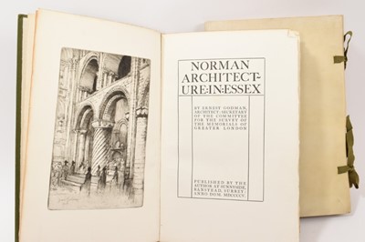 Lot 942 - Ernest Godman - Norman Architecture in Essex