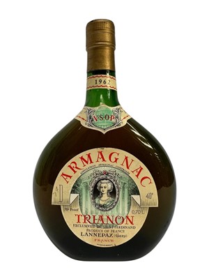 Lot 170 - One bottle, Armagnac Trianon VSOP 1962, 70% proof, 0.70 litre