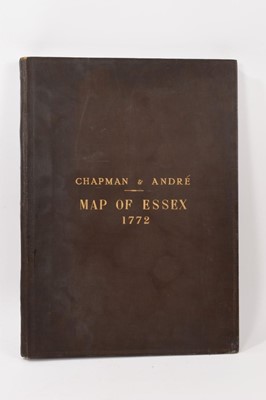 Lot 943 - A Map of the County of Essex, by John Chapman and Peter Andre, 1st edition, published 1777