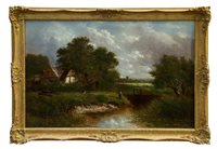 Lot 1520 - Joseph Thors (act. 1863 - 1900), oil on canvas...