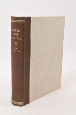 Lot 945 - M. R. James - Suffolk and Norfolk, 1930 first edition, in good modern binding