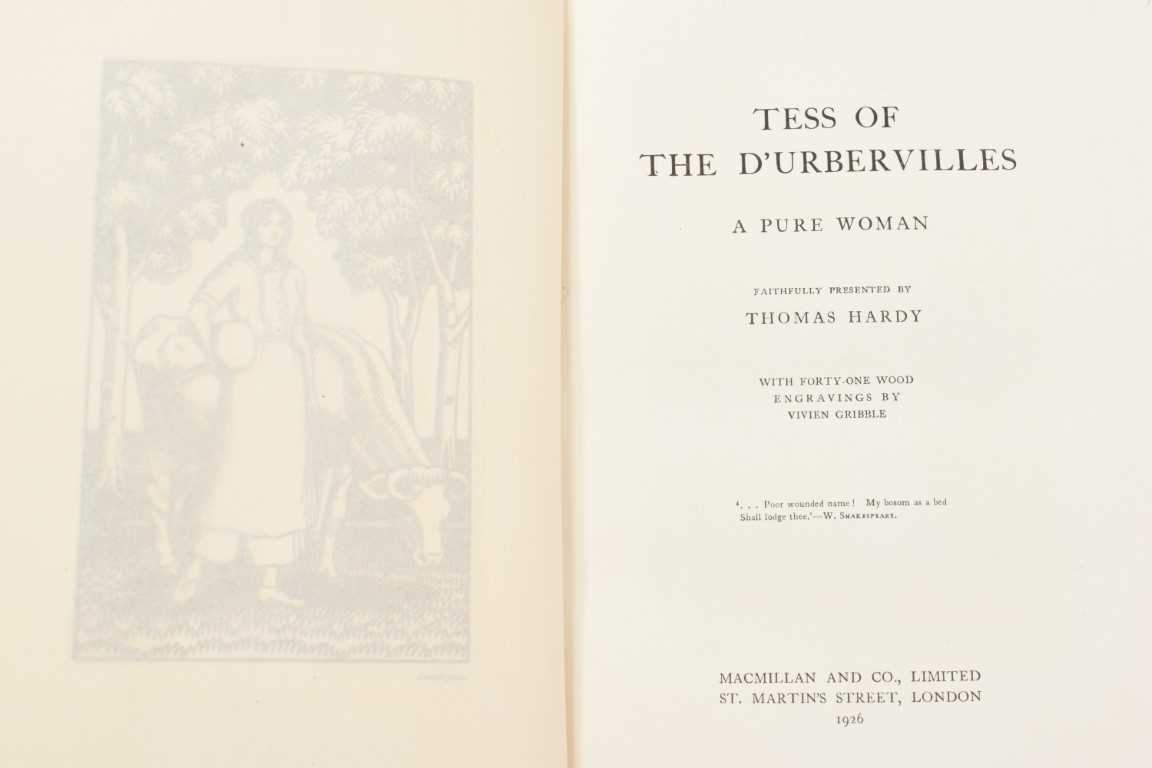 Lot 946 - Thomas Hardy - Tess of the D'Urbervilles'. One of 325 signed copies