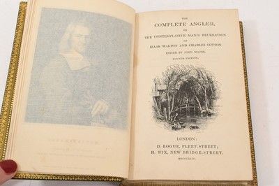 Lot 947 - Isaak Walton and Charles Cotton - The complete Angler, fourth edition, London 1844
