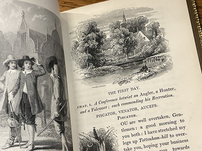 Lot 947 - Isaak Walton and Charles Cotton - The complete Angler, fourth edition, London 1844