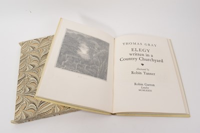 Lot 954 - Thomas Gray (illustrated by Robin Tanner) - Elegy in a Country Churchyard