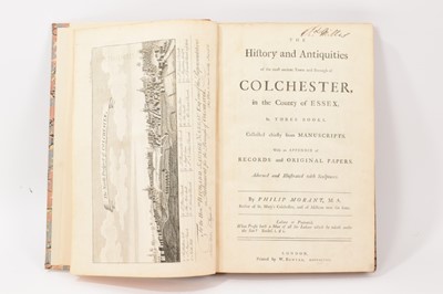 Lot 939 - Philip Morant - The History and antiquities of the most ancient Town and Borough of Colchester